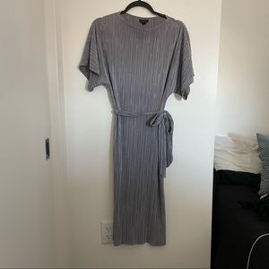 TOPSHOP Formal Silver Dress